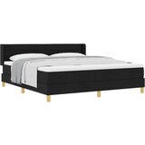 Box spring krevet s madracem Crna 200 x 180 cm Poliester | shoptok.hr