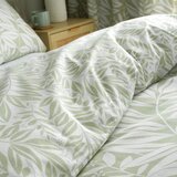 Catherine Lansfield Zelena posteljina za bračni krevet 200x200 cm Sorrel Leaves – | shoptok.hr
