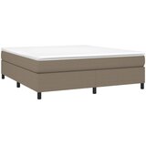  Okvir za krevet s oprugom smeđesivi 180x200 cm od tkanine | Eponuda.com