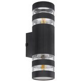 Globo 78260S - Zidno svetlo HAYES 2xE27/10W/230V crno u