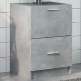  The Living Store Omarica za umivalnik betonsko siva 40x37x59 cm inženirski les - Omarica Za Umivalnik, (21486303) | Shoptok.si