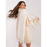 Wool Fashion Italia Scarf-AT-SZ-2313502.47P-ecru | Shoptok.si