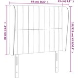  Uzglavlje s ušima tamnoplavo 93x23x118/128 cm baršunasto | shoptok.hr