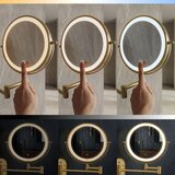 REA Bath Stensko ogledalo LED Glow Old Gold | Shoptok.si