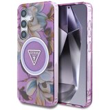 Guess Silikonski ovitek za Samsung Galaxy S25 5G, MagSafe, Flowers Triangle | Shoptok.si
