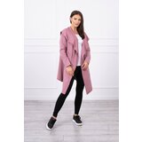Kesi Cape with loose hood dark pink Cijene