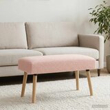  Klupa Jednobojno Ružičasta 80 x 40 x 46 cm Bouclé | shoptok.hr