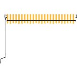 Tenda na automatsko uvlačenje 450 x 350 cm žuto-bijela | Eponuda.com