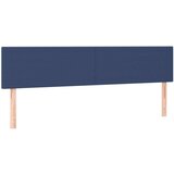  Box spring postelja z vzmetnico LED modra 120x190 cm blago | Shoptok.si