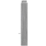 vidaXL Omarica za vzglavje postelje LED siva sonoma 120x16,5x103,5 cm | Shoptok.si