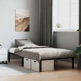 Metalni Kovinski posteljni okvir črn 100x190 cm | Shoptok.si