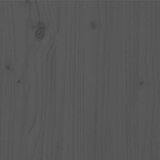 Okvir za krevet od masivne borovine sivi 200 x 200 cm | shoptok.hr