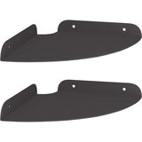  Lebdeća polica s policom s pohranom 2 pcs Crna 18 x 18 x 2 cm | Eponuda.ba