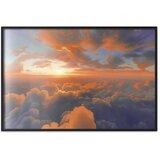  Plakat When Dawn Tickles the Clouds: A Color Show on the Morning Sky 30x21 Crni okvir | shoptok.hr