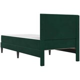 Okvir kreveta s madracem Tamnozelena 100 x 200 cm Baršun | shoptok.hr