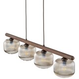  Luster na sajli SALVIA 4xE14/10W/230V braon/zadimljeno braon | Eponuda.com