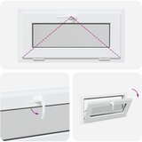  Unutarnja boja prozora u podrumu bijela RISOR 80 x 45 cm | shoptok.hr