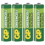  Baterija GP GREENCELL cink-kloridna R6 AA 4 folija 4/1 Cene