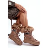 Boto Women's Lace-up Dark Beige Snow Boots Santero | Shoptok.si