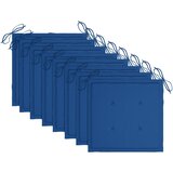  Vrtne stolice s jastucima 8 kom od masivne tikovine | shoptok.hr