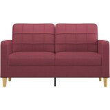  Dvosjed od tkanine crvena boja vina 140 cm | shoptok.hr