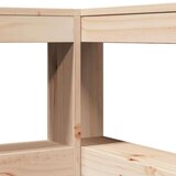  Krevet s regalom za knjige bez madraca 75x190 cm borovina | shoptok.hr