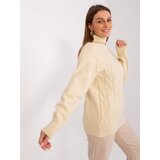Wool Fashion Italia Sweater-AT-SW-23401.97P-light beige | Shoptok.si