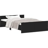 vidaXL Okvir kreveta s uzglavljem i podnožjem crni 120 x 200 cm | shoptok.hr