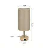  Brilagi - Stona lampa sa USB portom TABLON 1xE27/25W/230V hrast/bež | Eponuda.com