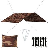 vidaXL Zunanja ponjava 4x4 m kamuflažna | Shoptok.si