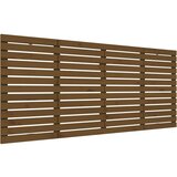 Maison Chic stensko posteljno vzglavje - vzglavna omarica - nočna omarica medeno rjavo 166x3x91,5 cm borovina, (21706633) | Shoptok.si