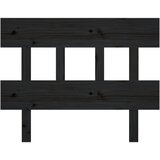  Uzglavlje za krevet crno 78,5 x 3 x 81 cm od masivne borovine | Eponuda.com