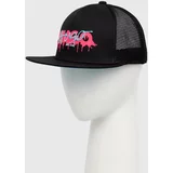 Hugo Bombažna bejzbolska kapa črna barva, 50513388