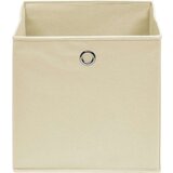 vidaXL škatle za shranjevanje 10 kosov krem 32x32x32 cm blago | Shoptok.si