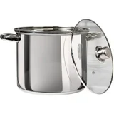 lonec s pokrovom Matilde 30 cm, 16 L, indukcija, inox