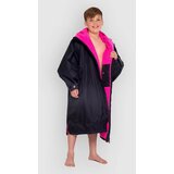 Dryrobe Advance Long Sleeve Kids 5-9 Surf poncho black pink | Shoptok.si