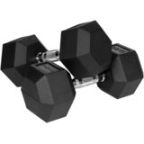 Rebel Gumirane bučice od lijevanog željeza HEX 2x12,5 kg ACTIVE | shoptok.hr