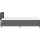  Krevet s podnicom s madracem &amp LED tamno siva 90x190 cm tkanina | shoptok.hr