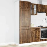  Kuhinjska omarica Porto dimljen hrast inženirski les, (22010275) | Shoptok.si