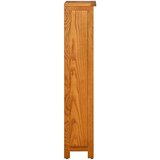 Police za knjige s 4 razine 45x22x110 cm od masivne hrastovine | shoptok.hr