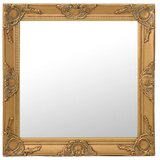  Zidno ogledalo u baroknom stilu 60 x 60 cm zlatno | shoptok.hr
