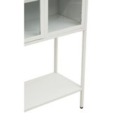 Premier Housewares Bela jeklena vitrina 75x150x35 cm Acier – | Shoptok.si
