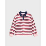 Sinsay Pamučna Prugasta Polo Majica Dugih Rukava | shoptok.hr