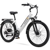 Generic PURE UNICORN U2 27,5" električno kolo, Step-Thru, 48V 12,8Ah baterija, belo, (22048416) | Shoptok.si