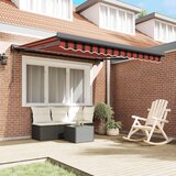  Povlačivi tende Crvena i Crna 300 x 250 cm Platno i Aluminij | Shoptok.si