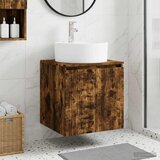  Umivaonik s policom Dimljeni hrast 49,5 x 44,5 x 65 cm | shoptok.hr