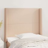  Uzglavlje s ušima boja cappuccina 83x16x118/128 cm umjetna koža Cijene