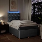  Krevet s oprugama i madrac svjetlosivi 120 x 200cm od tkanine | shoptok.hr
