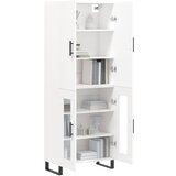  Visoka komoda bijela 69,5x34x180 cm konstruirano drvo | shoptok.hr