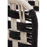 Premier Housewares Črno-bel fotelj Satna – | Shoptok.si